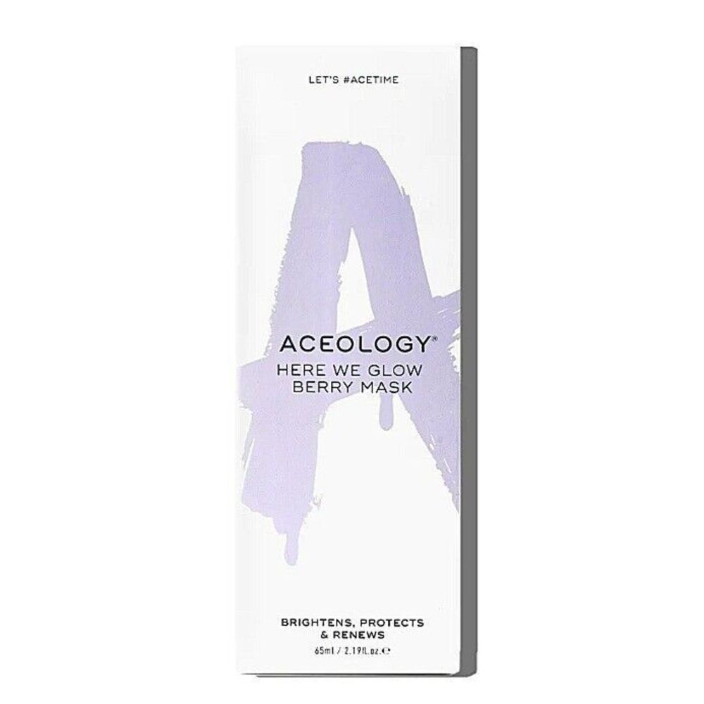 NIB Aceology Here We Glow Berry Mask 65ml/2.19oz